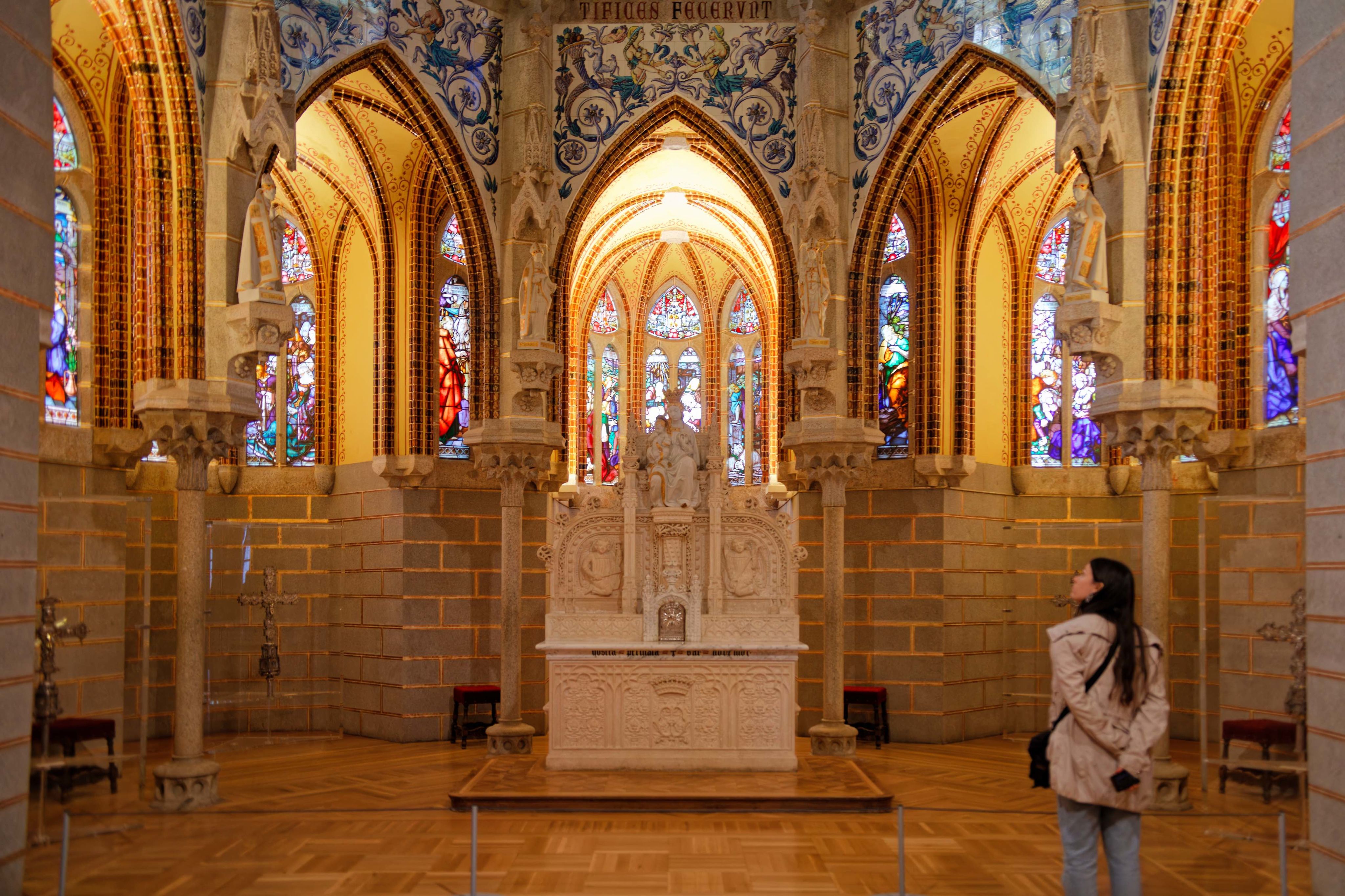 Episkopaalse paleis deur Gaudi in Astorga.
