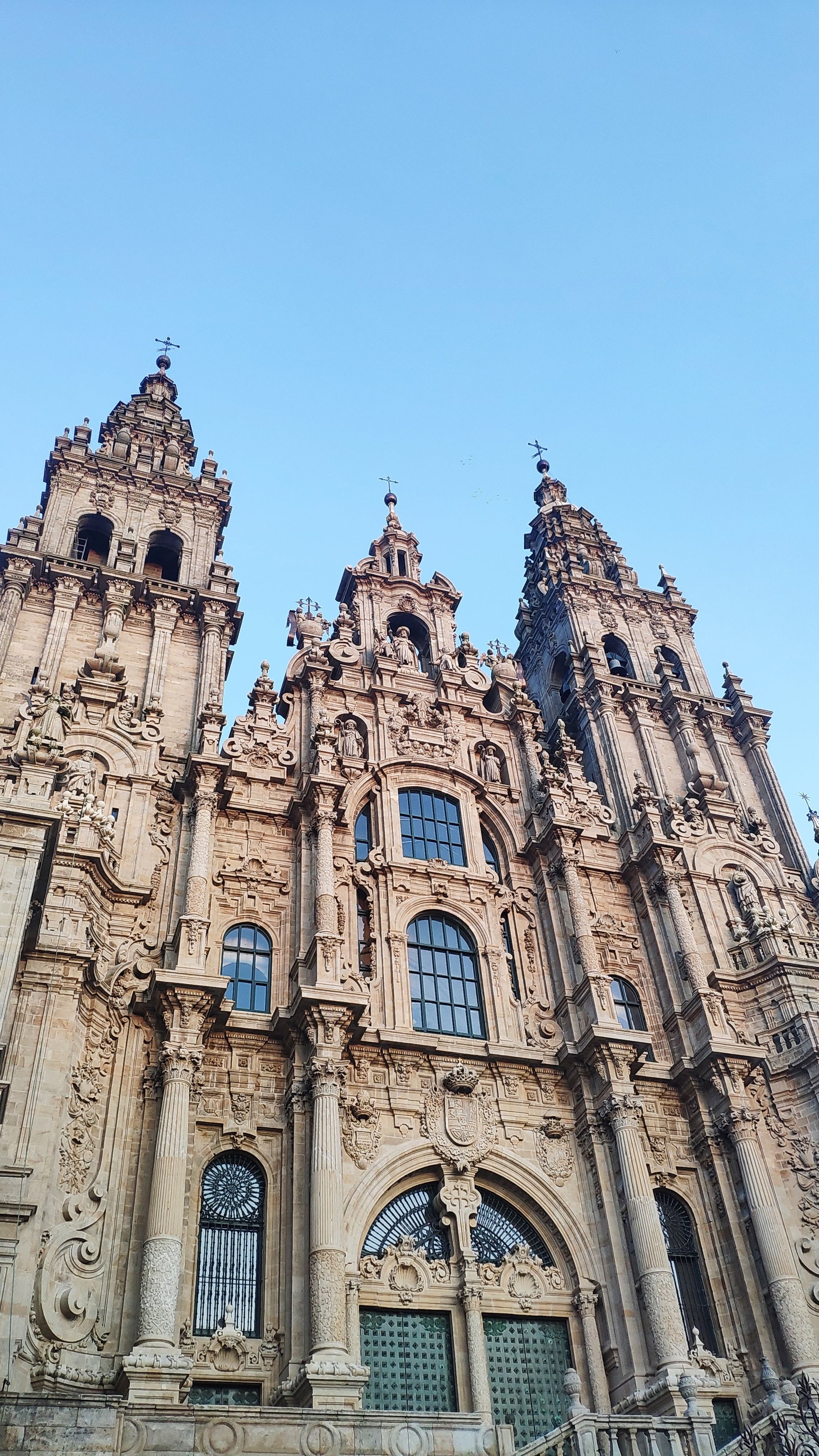 Die katedraal in Santiago de Compostela